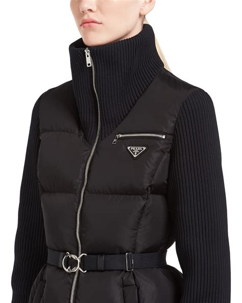 prada rain jacket women'|Prada puffer jacket ladies.